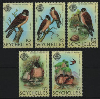 Seychellen 1980 - Mi-Nr. 452-456 ** - MNH - Vögel / Birds - Einzeln - Seychelles (1976-...)