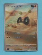 MASCAÏMAN : Carte POKEMON 2023 Officielle : NEUVE : Base..Full Art 70 PV Secrète 216 /198 - Karmesin Und Purpur