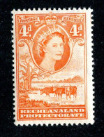 595 BCXX 1955 Scott # 158 Mnh** (offers Welcome) - 1885-1964 Protectorat Du Bechuanaland