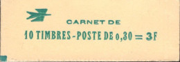 CARNET 1331A-C 1 COQ De DECARIS "CAISSE D'EPARGNE POSTALE" Fermé. SUPERBE à Saisir. - Modern : 1959-...