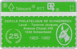 1990 : P045 SCHAARBEEK 1965-1990 Philiatelic Club MINT - Sin Chip