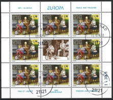 Yugoslavia 1995. Scott #2294 (U) Europa, Girl On Tricycle, Elderly Man, Woman On Park Bench - Usados