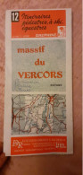 Carte Ign 12 Massif Du Vercors 1984 - Topographische Kaarten