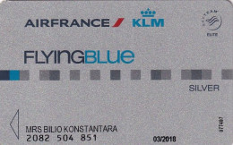 FRANCE - AirFrance/KLM, Member Card, Exp.date 03/18, Used - Avions