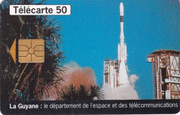 GUYANE - La Guyane: Le Departement De L"espace Et Des Telecommunications, 02/96, Used - Marokko