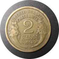 Monnaie France - 1934 -  2 Franc "MORLON" Cupro Aluminium - 2 Francs