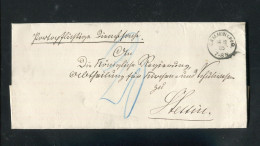 "DEUTSCHES REICH" 1885, Dienstbrief K1 "CAMMIN I. POM." (4524) - Dienstmarken