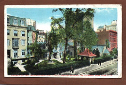 (RECT / VERSO) NEW YORK CITY EN 1921 - CHURCH OF THE TRANSFIGURATION - LITTLE CHURCH - BEAU TIMBRE ET FLAMME - CPA - Kerken