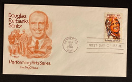 USA 1984 Douglas Fairbanks Senior Sc. 2088 - Mi.1696 FDC Schmuckkuvert Gestempelt/o Denver - Briefe U. Dokumente