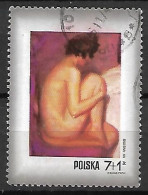 POLOGNE    -       FEMME  NUE     -      Oblitéré - Desnudos