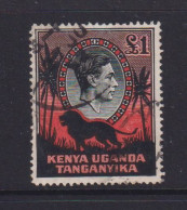 KENYA UGANDA AND TANGANYIKA - 1938 George VI £1 Used As Scan - Kenya, Oeganda & Tanzania