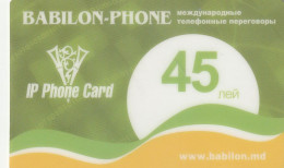 PREPAID PHONE CARD MOLDAVIA  (CV380 - Moldavië
