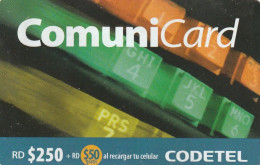 PREPAID PHONE CARD REPUBBLICA DOMINICANA  (CV270 - Dominicaanse Republiek