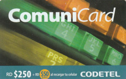 PREPAID PHONE CARD REPUBBLICA DOMINICANA  (CV267 - Dominicana