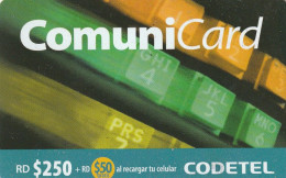 PREPAID PHONE CARD REPUBBLICA DOMINICANA  (CV271 - Dominicana