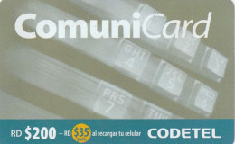 PREPAID PHONE CARD REPUBBLICA DOMINICANA  (CV269 - Dominicaine