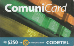 PREPAID PHONE CARD REPUBBLICA DOMINICANA  (CV268 - Dominik. Republik