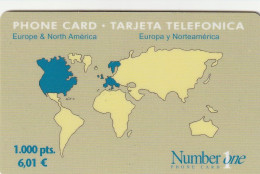 PREPAID PHONE CARD SPAGNA  (CV650 - Other & Unclassified