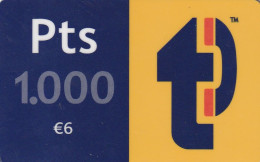 PREPAID PHONE CARD SPAGNA  (CV625 - Other & Unclassified