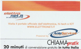 CHIAMAGRATIS MASTER/PROTOTIPO 989 ELETTRONET  (CV1640 - Private-Omaggi