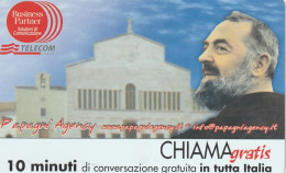 CHIAMAGRATIS MASTER/PROTOTIPO 708 PAPAGNI PADRE PIO  (CV1642 - Private-Omaggi