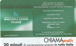 CHIAMAGRATIS MASTER/PROTOTIPO 339 ITALEASE  (CV1577 - Private-Omaggi