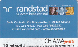 CHIAMAGRATIS MASTER/PROTOTIPO 291 RANDSTAD  (CV1841 - Private-Omaggi