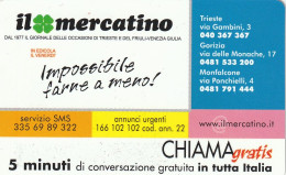 CHIAMAGRATIS MASTER/PROTOTIPO 195 IL MERCATINO  (CV1800 - Private-Omaggi