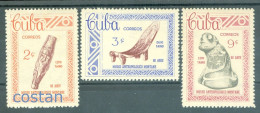 1963 Montané Anthropological Museum,Taino Culture Artefacts,CUBA,849,MNH - Museums