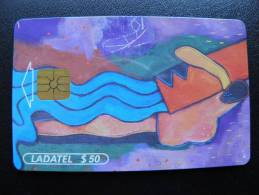 Chip Phone Card From Mexico, Ladatel Telmex, Zodiac Astrology Acvario - Mexico
