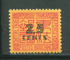 INDOCHINE- Taxe Y&T N°62- Neuf Avec Charnière * - Timbres-taxe