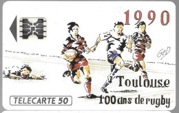 CARTE-PRIVEE-1990-D483-SC5Ab-STADE TOULOUSAIN 100ANS-N°imp21945-1000ex-NEUVE-TBE/LUXE-RARE - Privat