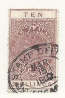 25921) New Zealand 1882 - Used Stamps