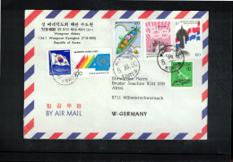 South Korea 1990 Interesting Airmail Letter - Corée Du Sud