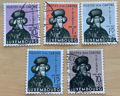 LUXEMBOURG - (0) - 1938 - # 306/311   5 STAMPS - Usados