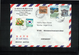 South Korea 1998 Interesting Airmail Letter - Corée Du Sud