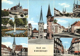 42595929 Duderstadt Westerturm Stadttor Rathaus Wallanlage Kirche  Duderstadt - Duderstadt