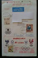 Cover Mailed(2019) To Greece With Attached Tokyo 2020 (postponed) Olympic & Paralympic Games Self-adhesive Label - Estate 2020 : Tokio