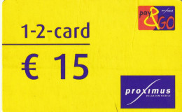 PREPAID PHONE CARD BELGIO  (CV2990 - GSM-Kaarten, Herlaadbaar & Voorafbetaald