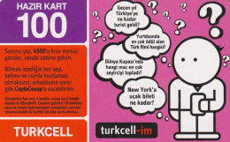 PREPAID PHONE CARD TURCHIA  (CV4654 - Turkije