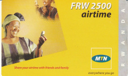 PREPAID PHONE CARD RWANDA  (CV4586 - Ruanda