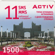 PREPAID PHONE CARD KAZAKISTAN PICCOLO FORMATO (CV6468 - Kazakistan