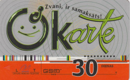 PREPAID PHONE CARD LETTONIA  (CV3112 - Latvia