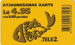 PREPAID PHONE CARD LETTONIA  (CV3110 - Letonia