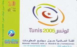 PREPAID PHONE CARD TUNISIA  (CV3834 - Tunisia