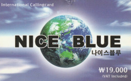 PREPAID PHONE CARD COREA SUD  (CV3705 - Korea (Zuid)