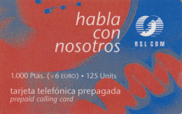 PREPAID PHONE CARD SPAGNA  (CV3587 - Altri & Non Classificati