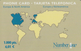 PREPAID PHONE CARD SPAGNA  (CV3575 - Other & Unclassified