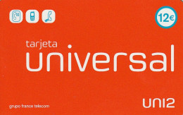 PREPAID PHONE CARD SPAGNA  (CV3445 - Other & Unclassified