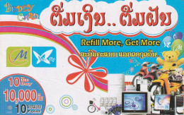 PREPAID PHONE CARD LAOS  (CV3299 - Laos